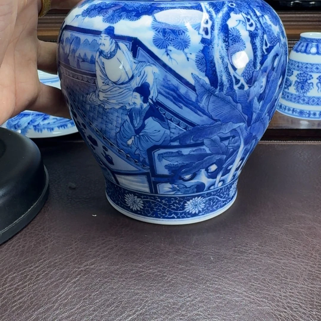 瓷片猪*当代景德镇陶瓷手绘茶具