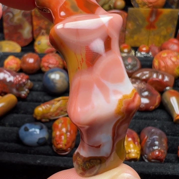 玛瑙/玉髓无未镶嵌战国红玛瑙