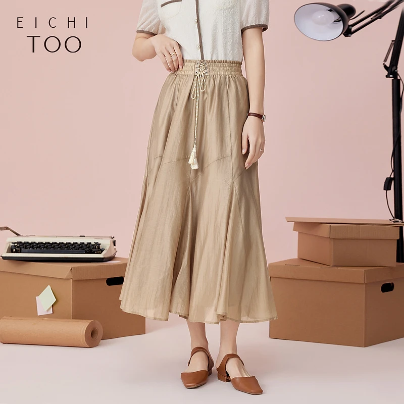 A爱居兔夏季新款宽松舒适休闲时尚半身裙EQDDJ2P010A