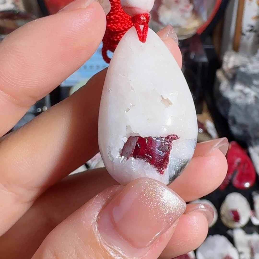 1***/天然辰砂朱砂吊坠