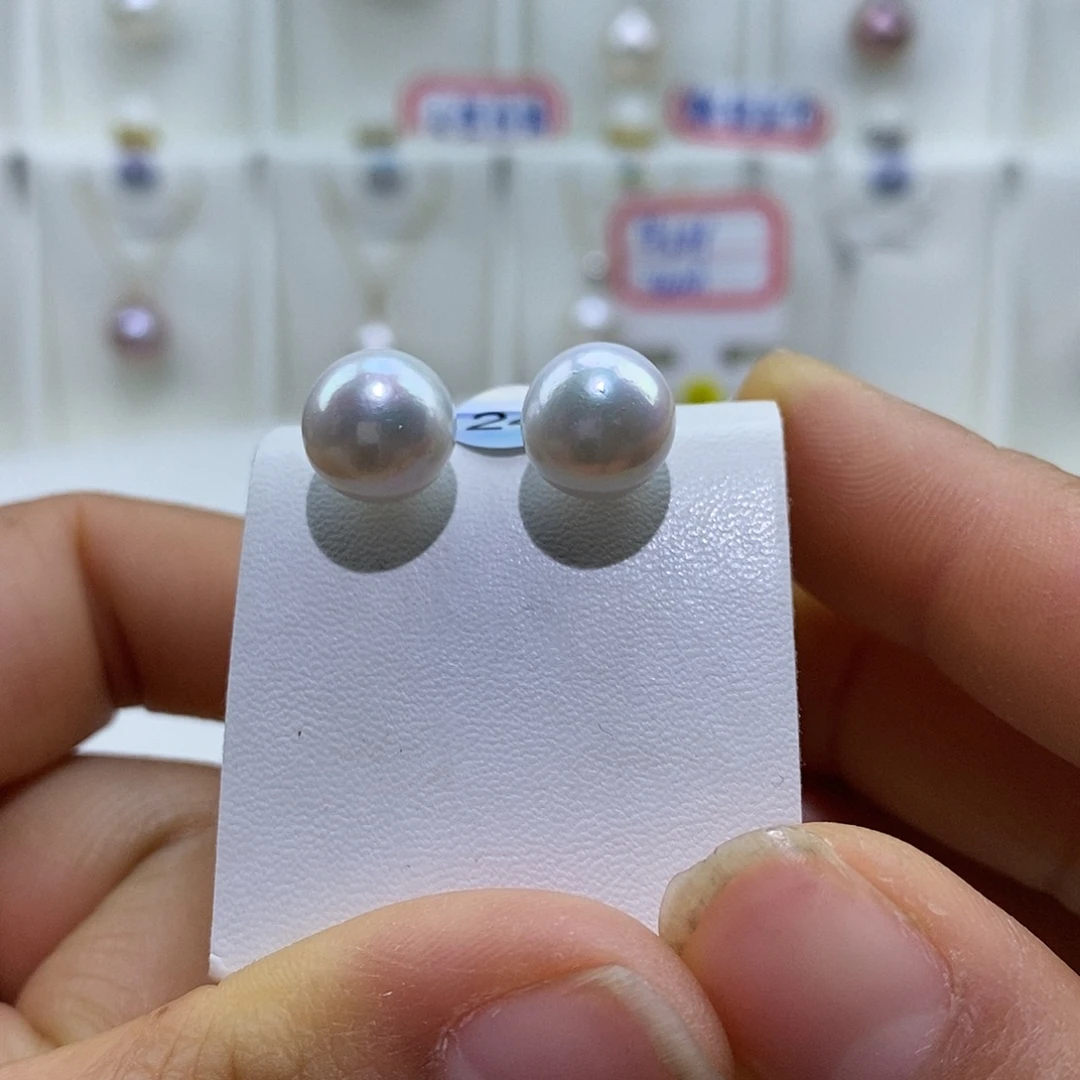 银S925镶嵌淡水珍珠吊坠(赠链)