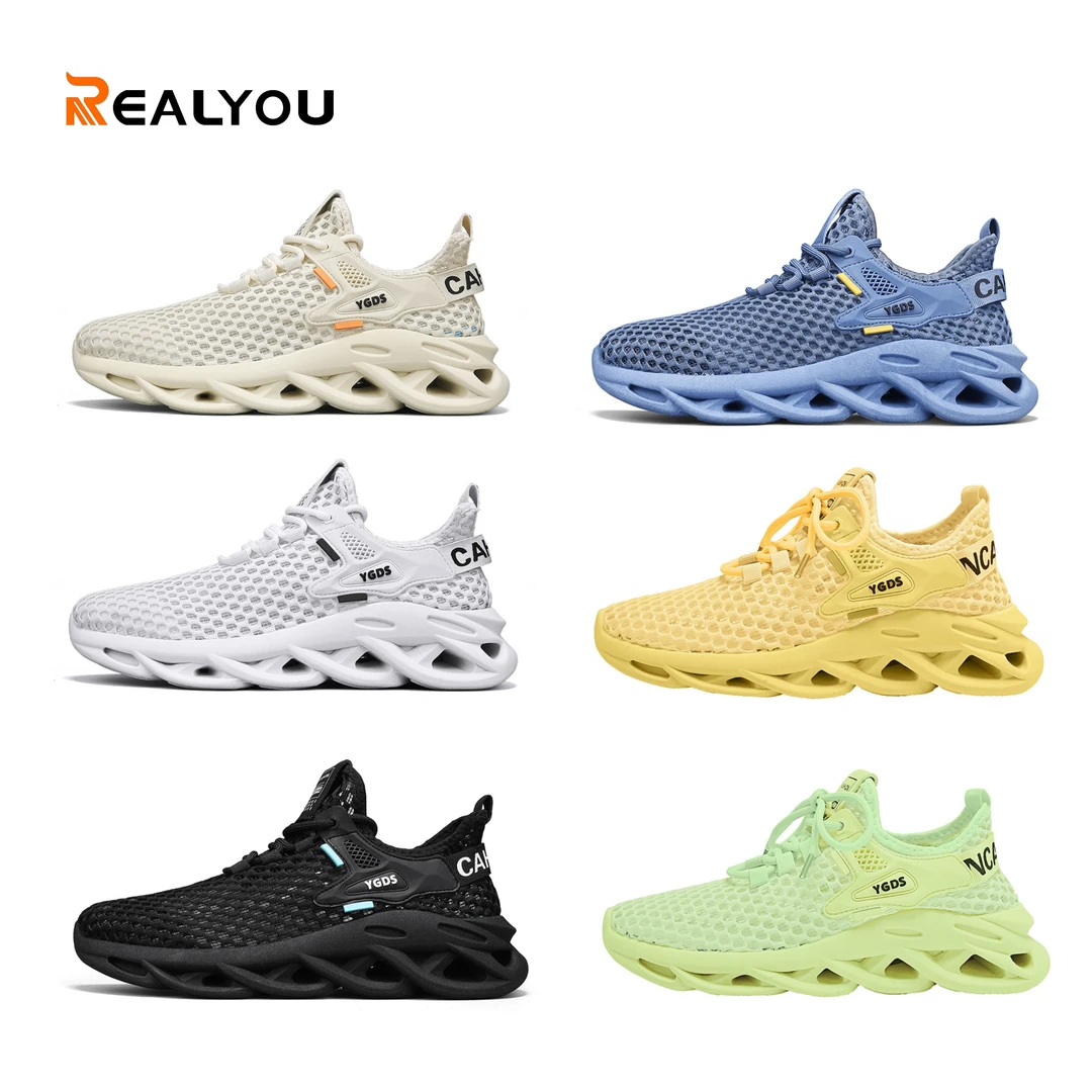 REALYOU/雷友夏季男女同款休闲百搭飞织网面鞋跑步运动鞋潮流