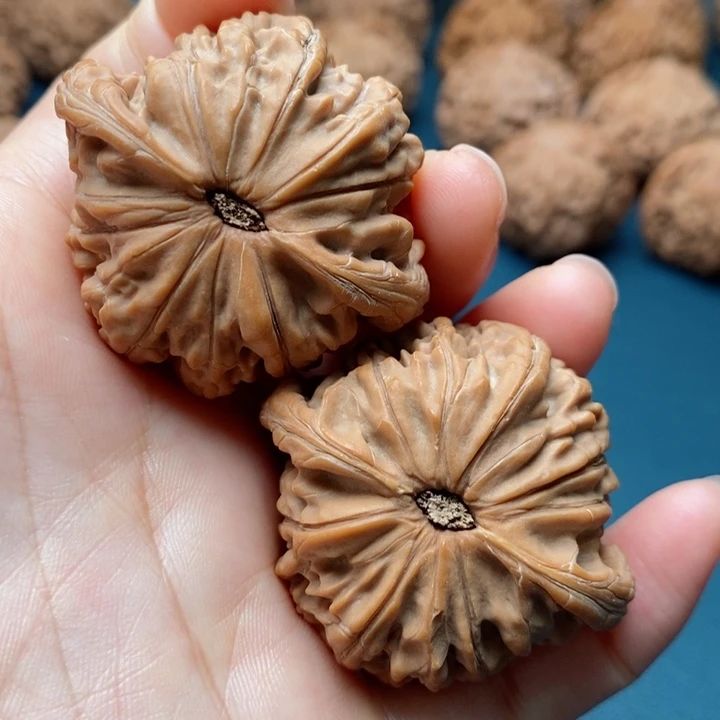 文玩核桃把件44磨盘