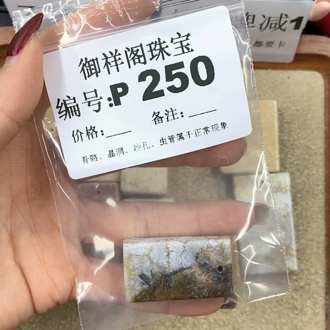 硅化珊瑚(珊瑚玉)P未镶嵌逐*?
