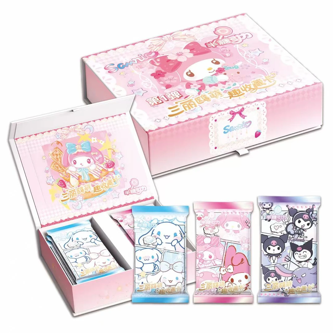 F【羊崽新人芙芙】半糖引力x三丽鸥第一弹收藏卡432包/箱