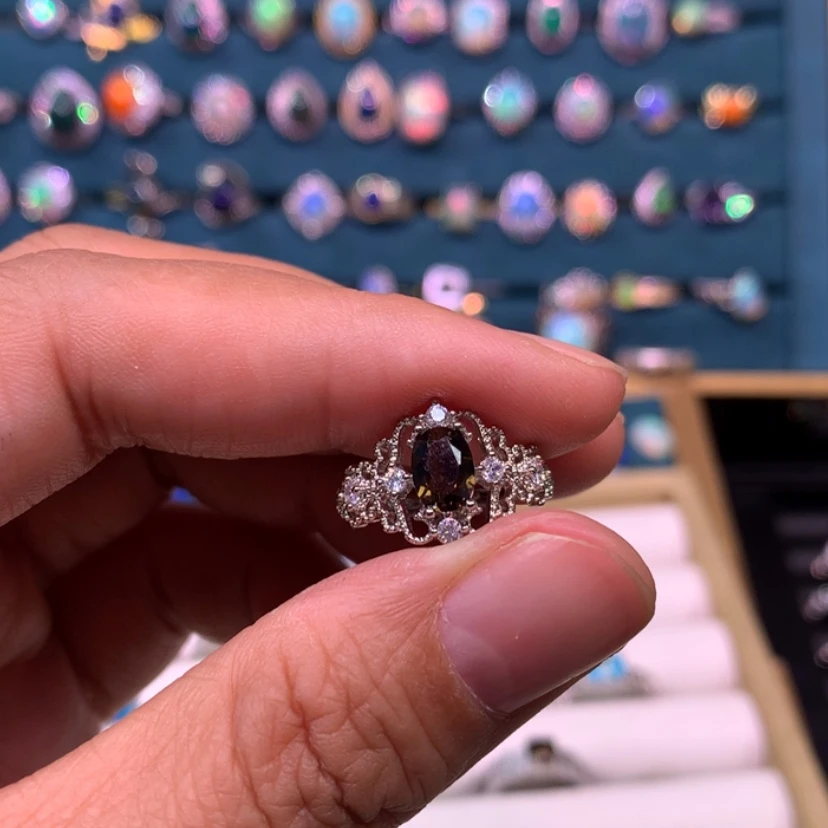 【闪购商品】欧泊戒指款式合金