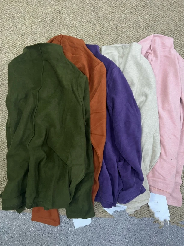 【小七分享】原创德绒高领打底衫6089