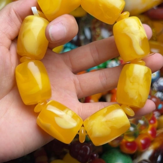 未镶嵌琥珀手串蜜蜡