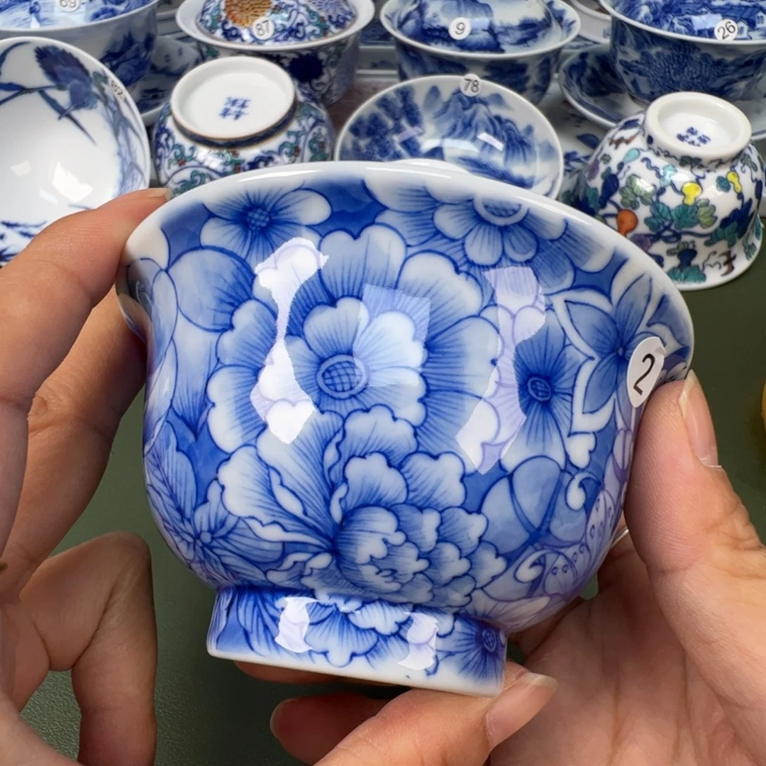 陶瓷景德镇纯手工纯手绘茶具木木2