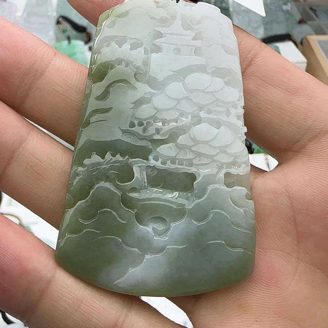颈饰未镶嵌翡翠翡翠