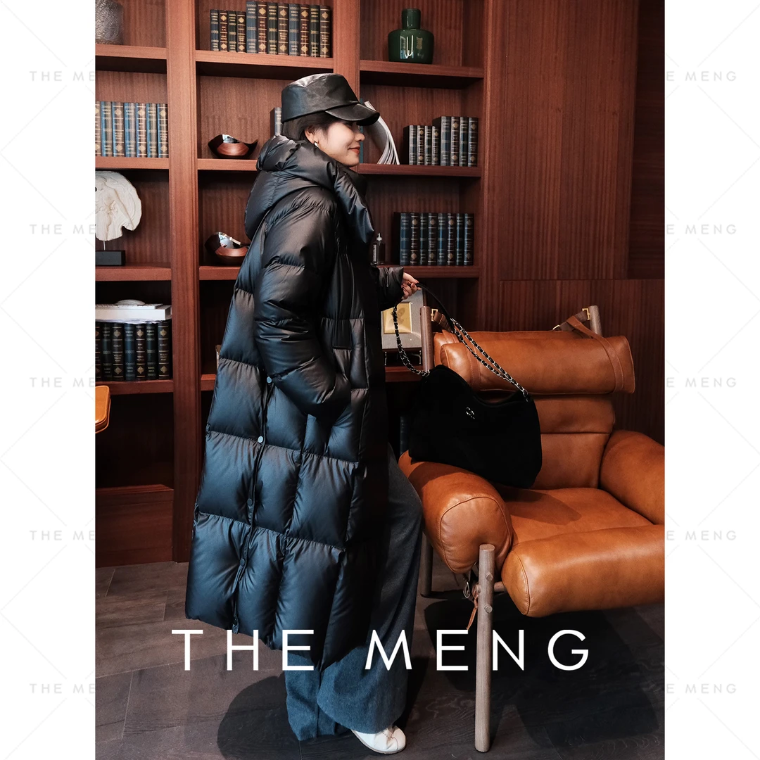 THE MENG【科鲁达-加长款】御寒90白鹅绒填充锁温羽绒服#M244N0023