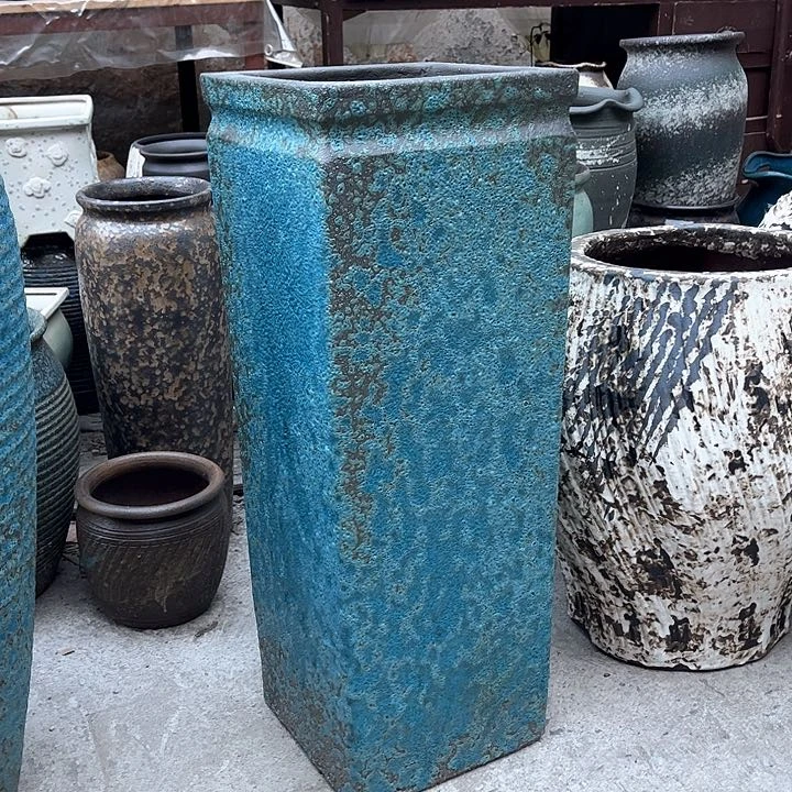 紫砂花盆高度60口径23