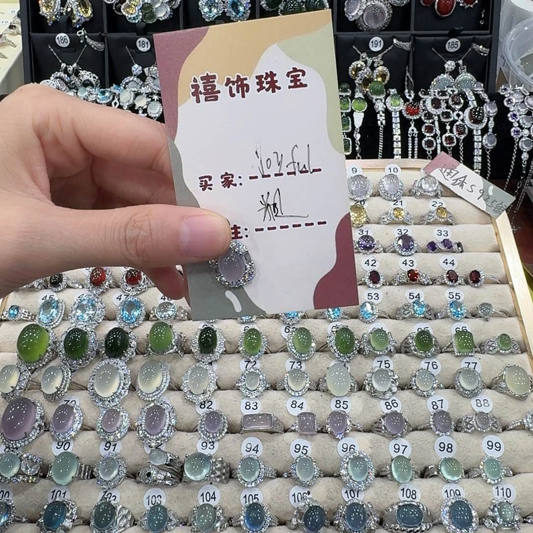 j***l烟晶银S925镶嵌颈饰吊坠
