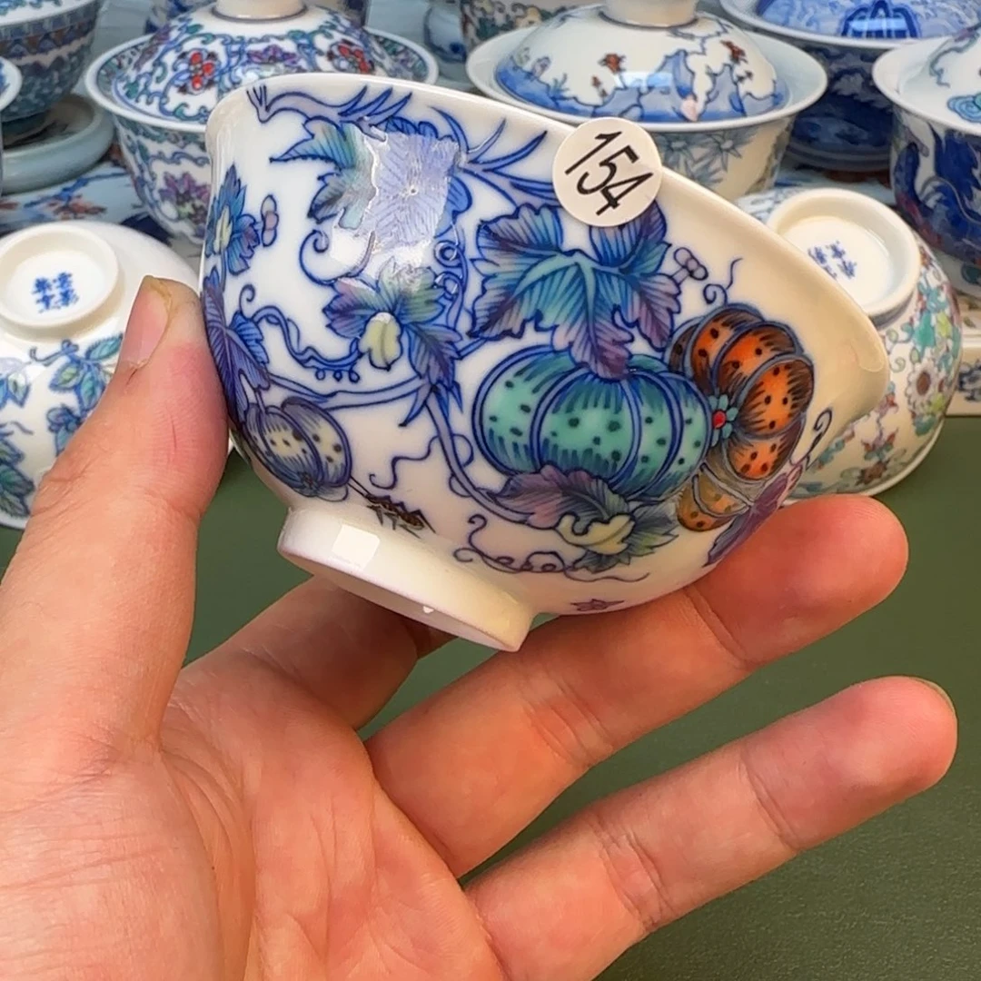 景德镇手工手绘茶具154