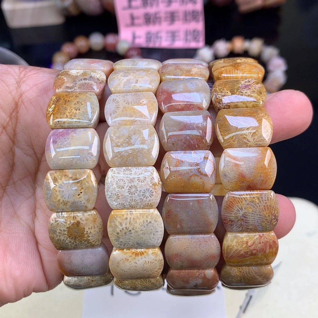 【闪购商品】颈饰未镶嵌硅化珊瑚（珊瑚玉）49号上新48米一条可挑