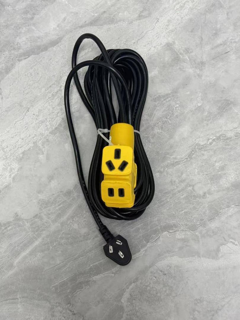 家用户外俩轮电动车充电延长线10米带插座