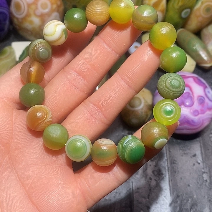 玛瑙/玉髓合金颈饰