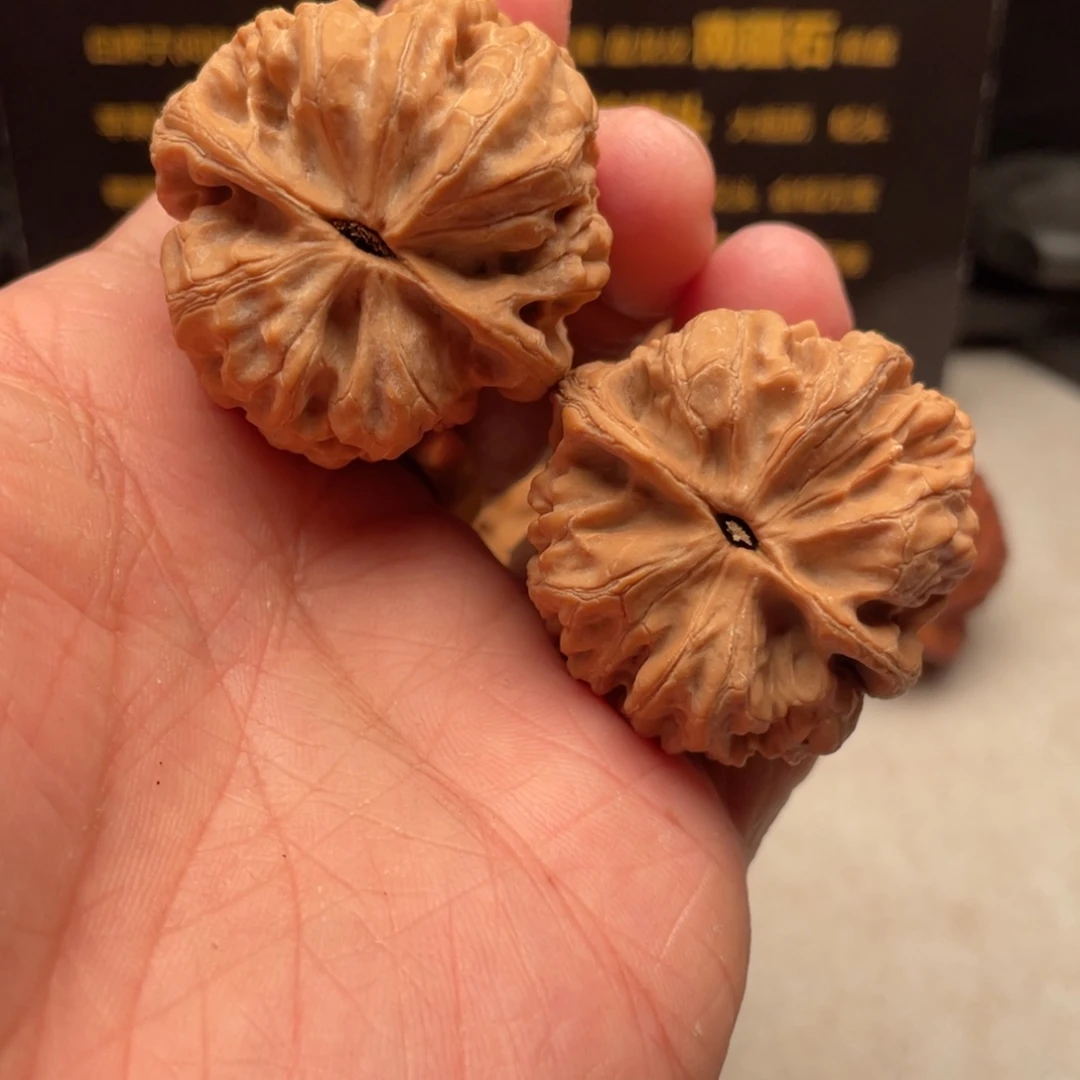 文玩核桃把件38尺全品西北将军