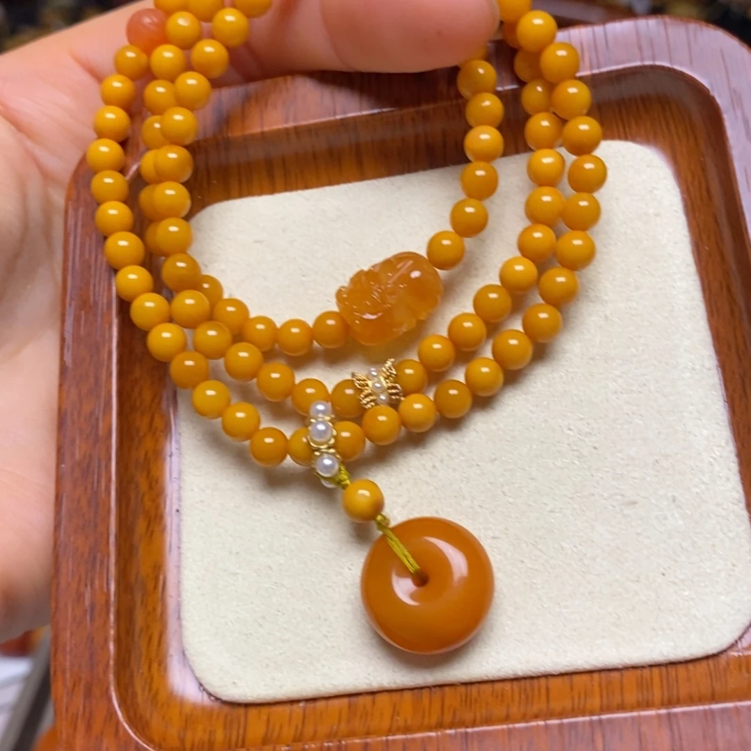 【闪购商品】蜜蜡手链未镶嵌手串