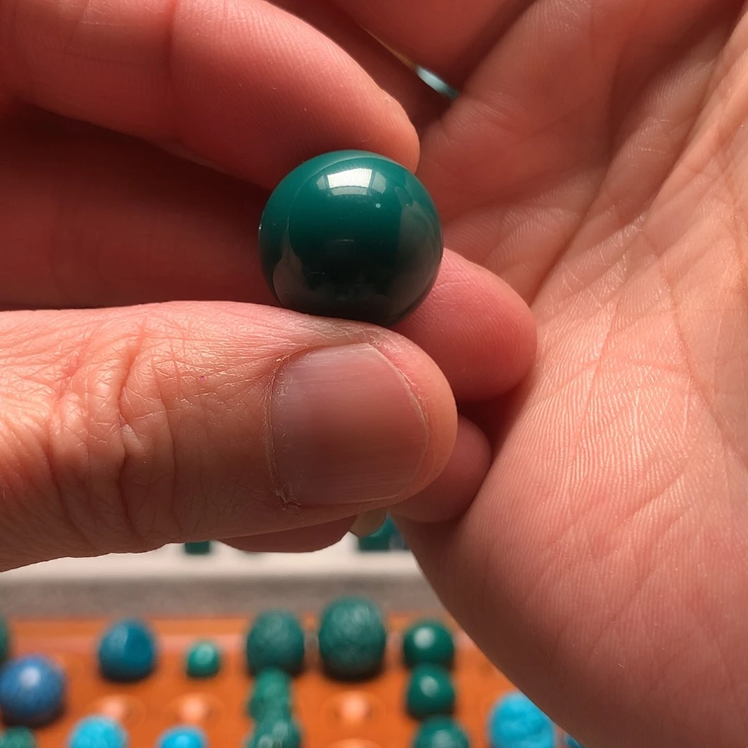 琉璃颈饰紫**来地狱色17mm圆珠