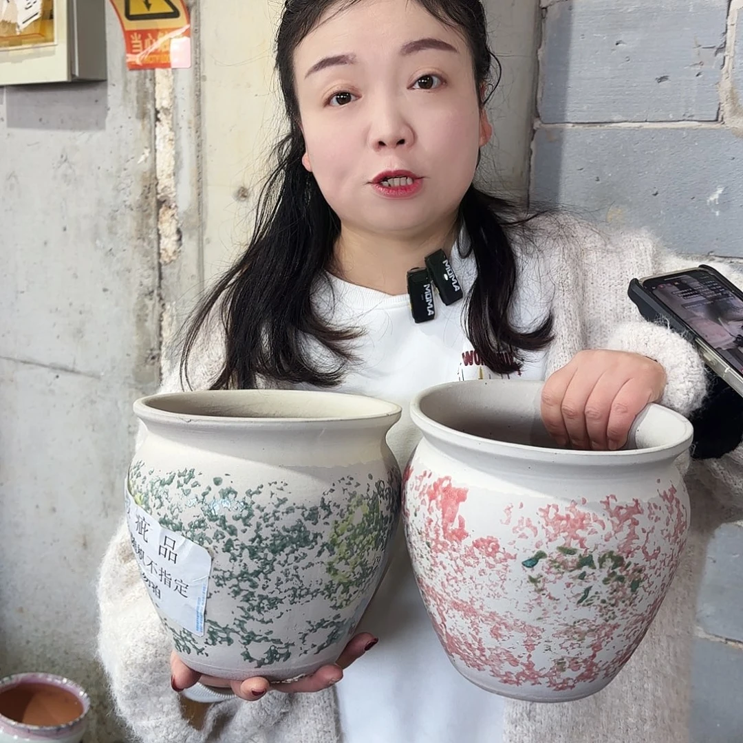 瑕疵两个高20/20紫砂