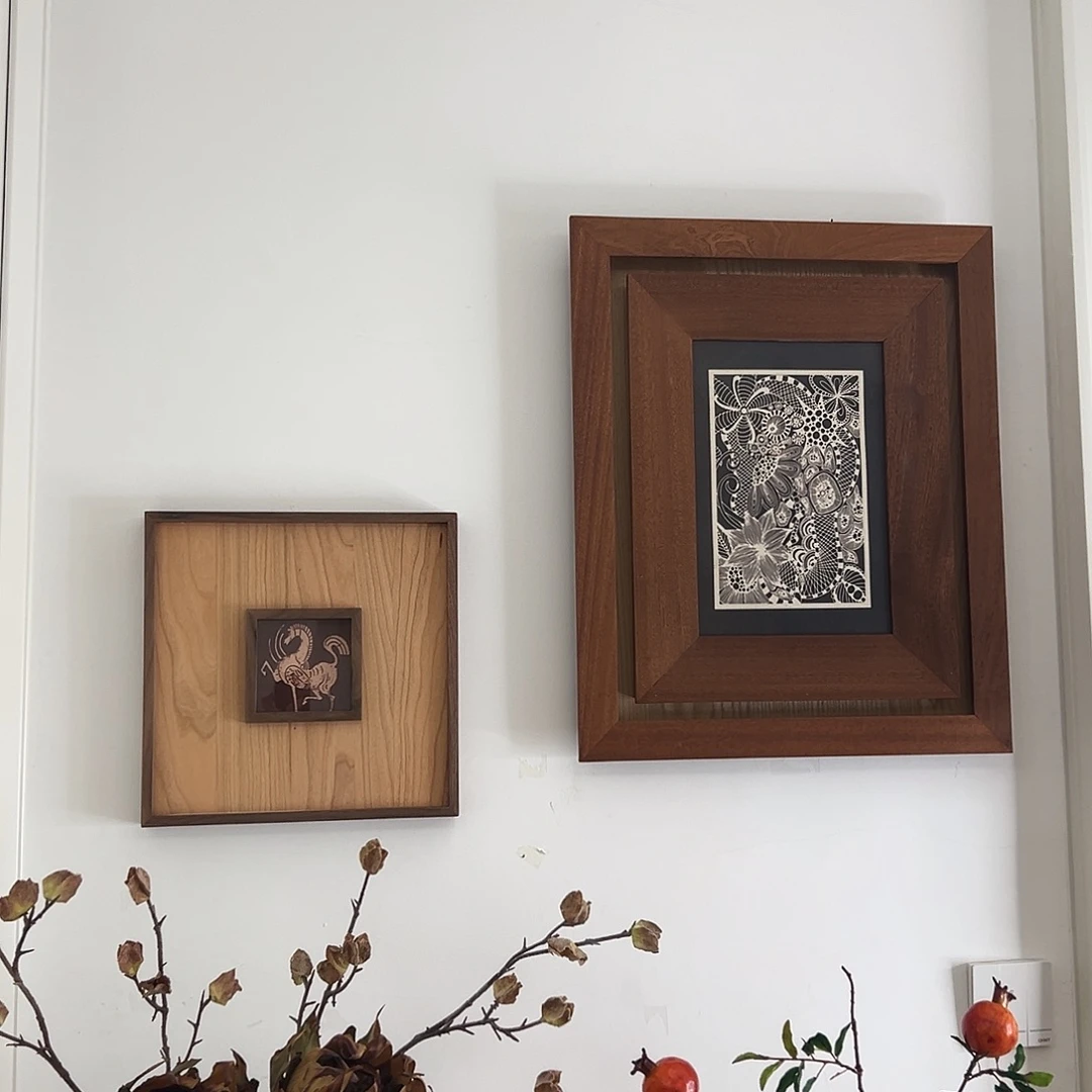 抖音直播挂画一大一小