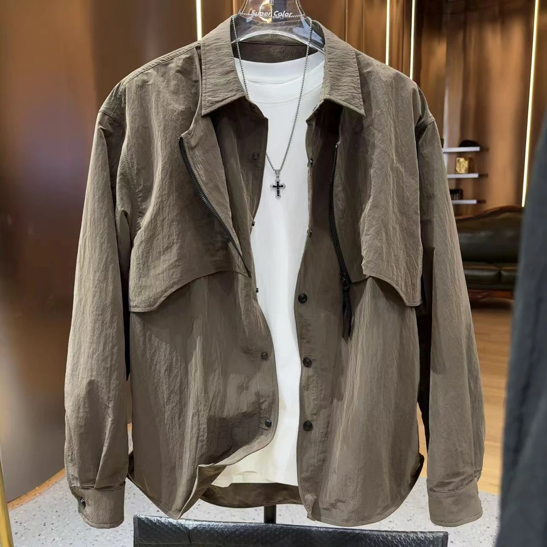 supercolor【龙骨衬衣外套】24ss//新款百搭休闲衬衣外套