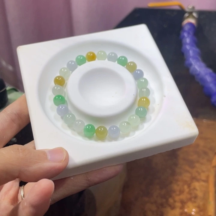 幸***伴定制翡翠未镶嵌边角