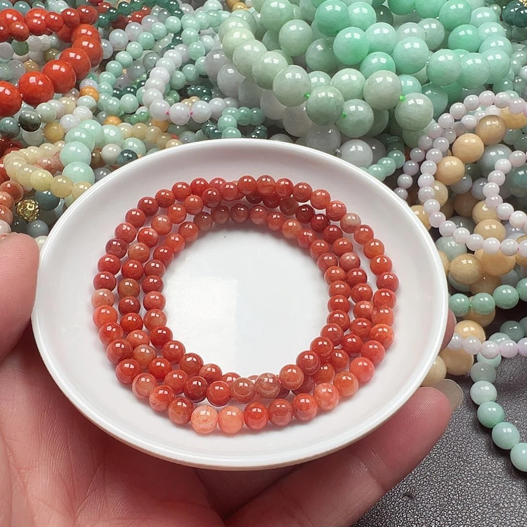 翡翠手链未镶嵌小**货主老华