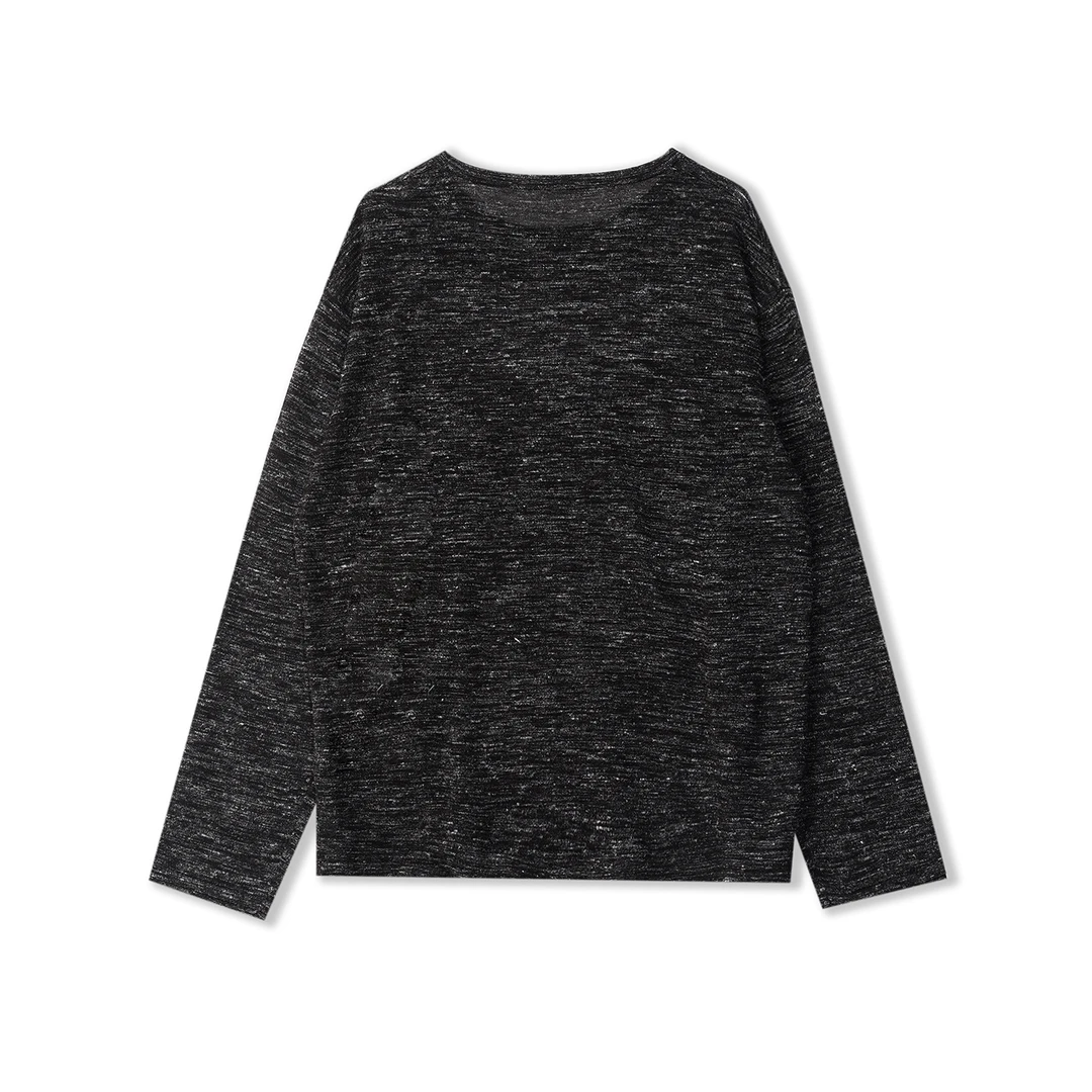 【定制款】25新款高颜值百搭显瘦亮闪控圆领针织衫NOF446-SZ9019