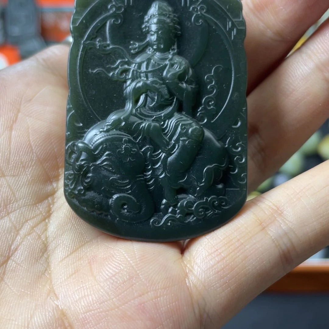 吊坠(不含链)未镶嵌和田玉歌***K