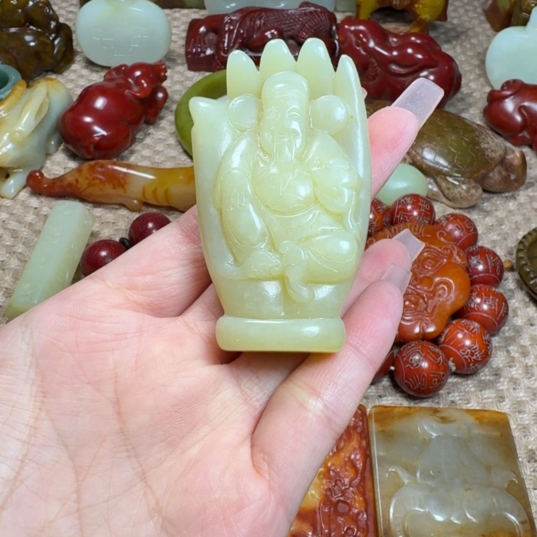 白玉菩提吊坠挂件