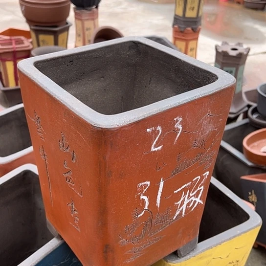 紫砂花盆透气花盆