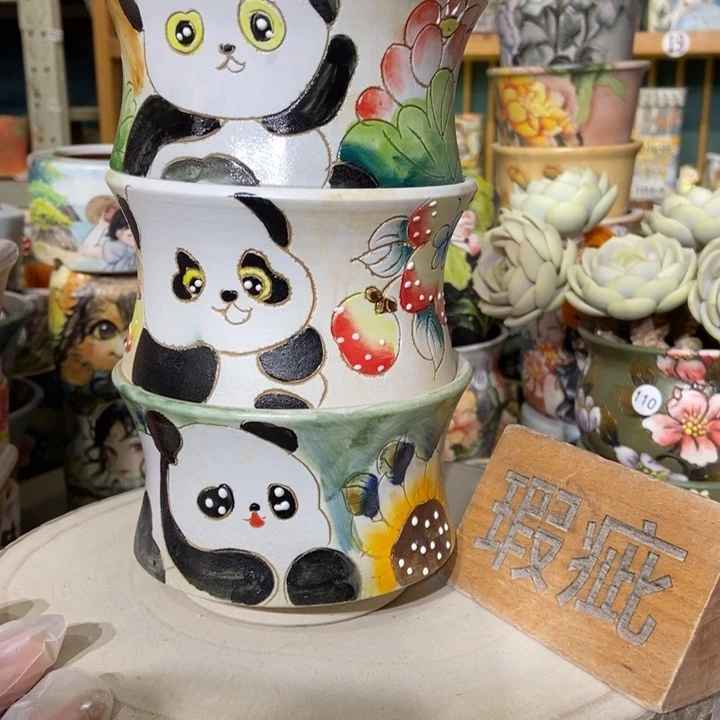 红陶景德镇艺术手绘作品