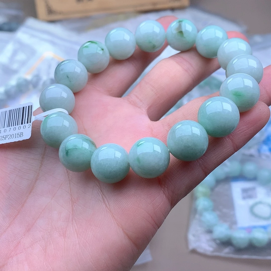 未镶嵌手串定制翡翠