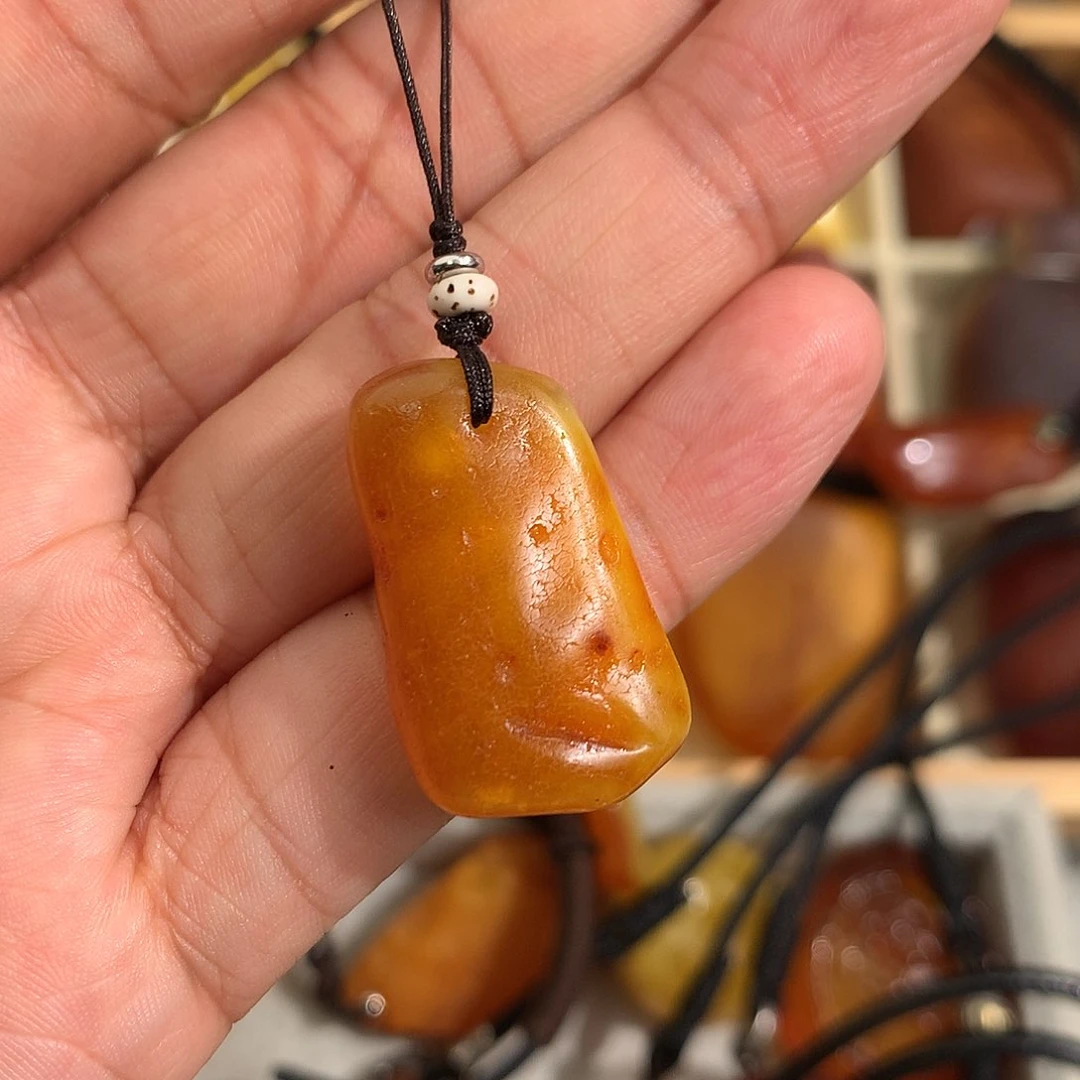 蜜蜡裸石未镶嵌你