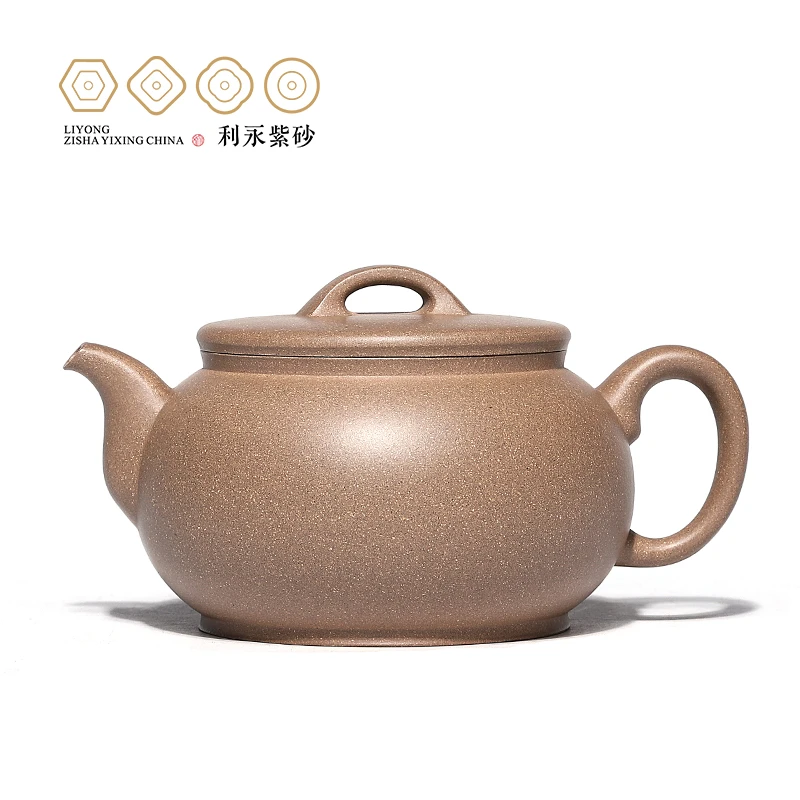 百年利永素然汉瓦原矿青段490CC宜兴紫砂大容量