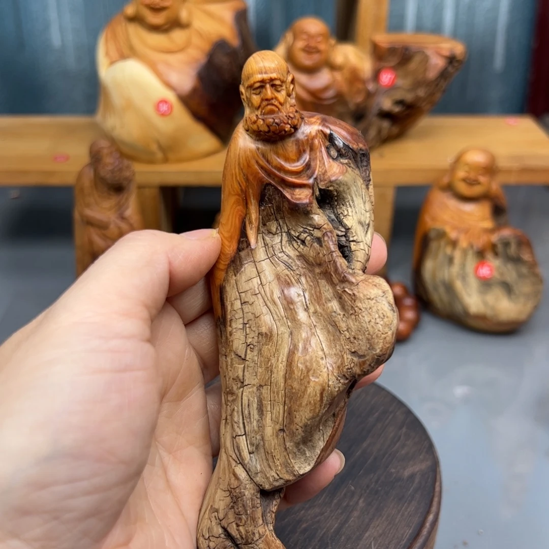 柏木崖柏木摆件手把件，10