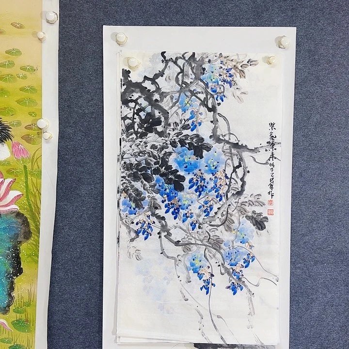 国画国画花鸟画作品