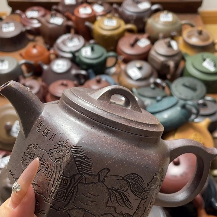 茶壶紫砂紫砂微瑕