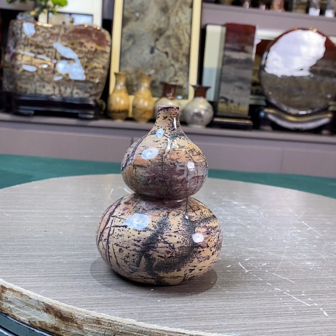 石材广西国画石草花石