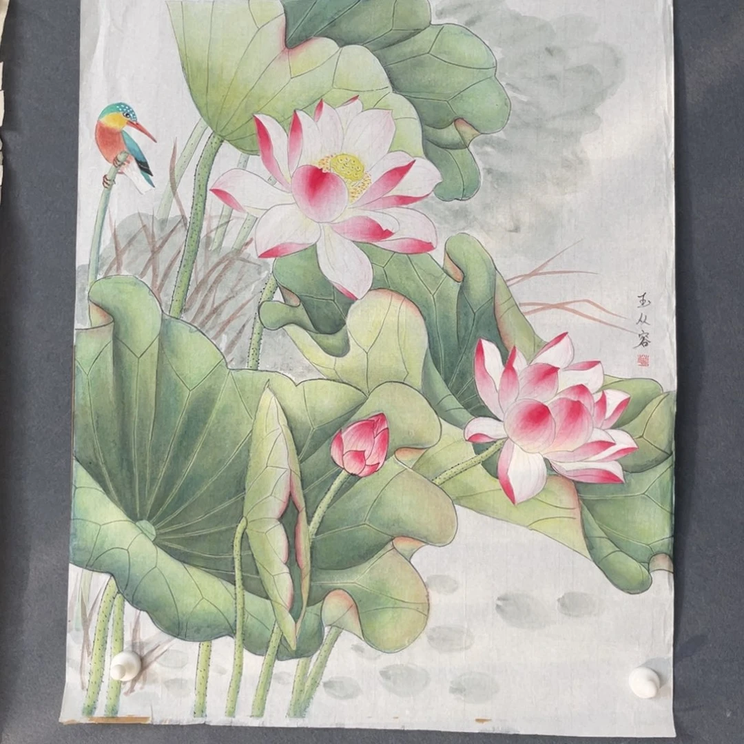 国画玉从容老师绘画