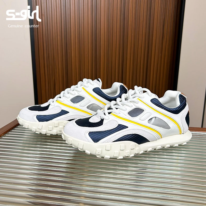 SGIRL TWTW网面透气休闲运动鞋女2025新款拼色厚底欧若风阿甘鞋