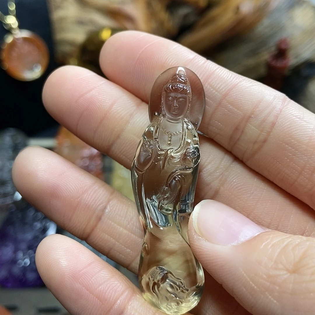 水晶吊坠未镶嵌吊坠