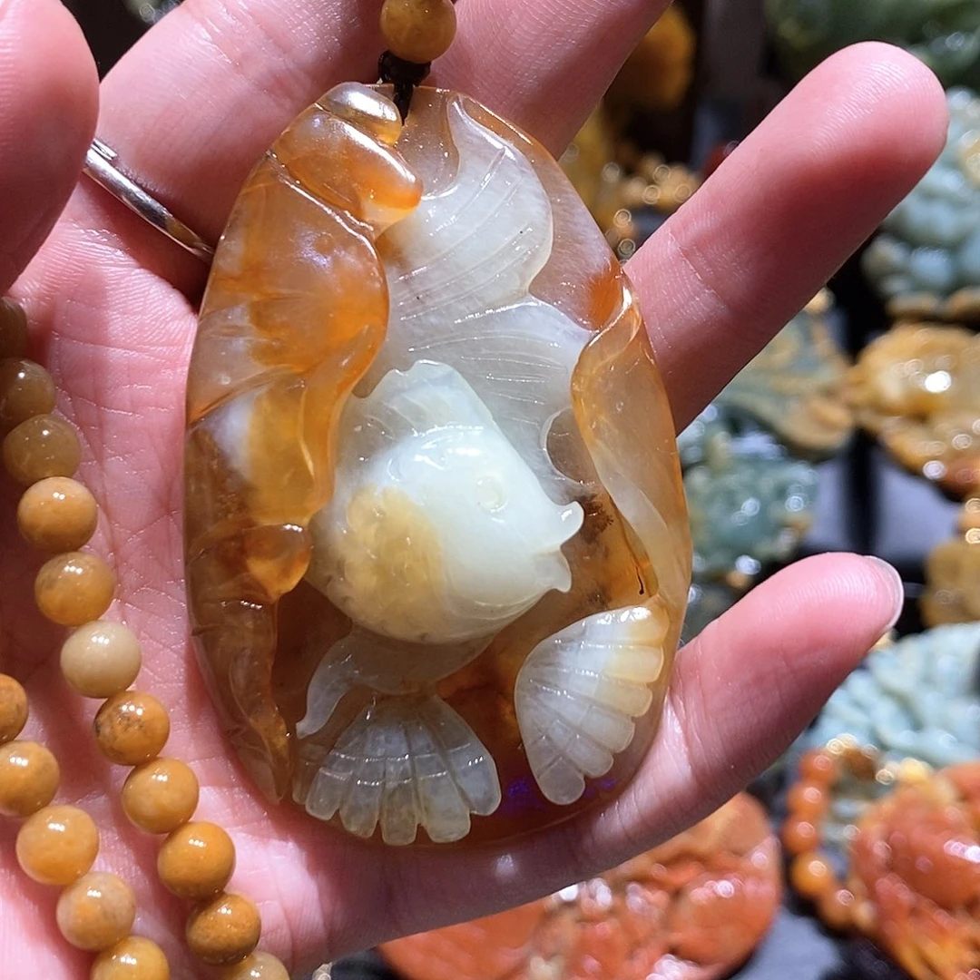 未镶嵌岫玉毛衣链