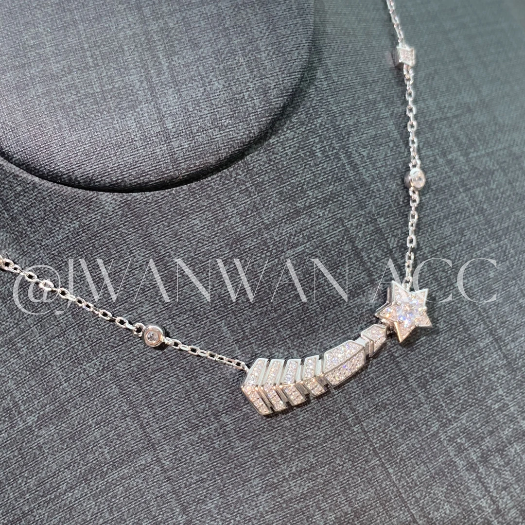 坠链均925银锆石 彗星前夜.流星闪钻银项链11XL3017SY