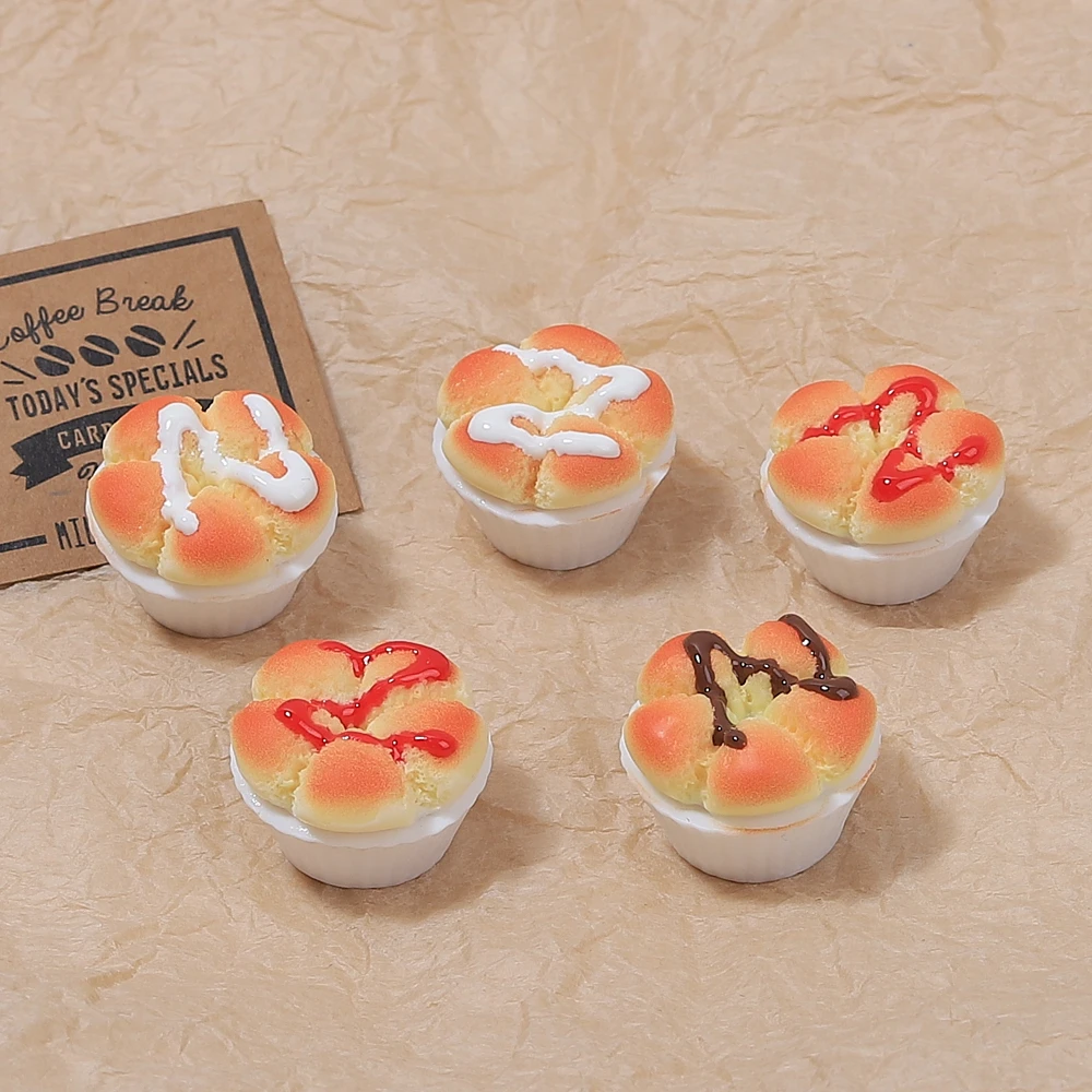 定制【淋酱面包】 新款DIY饰品树脂配件奶油胶自制手机壳材料