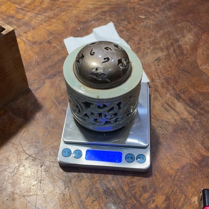 陶瓷小六古美术工艺品