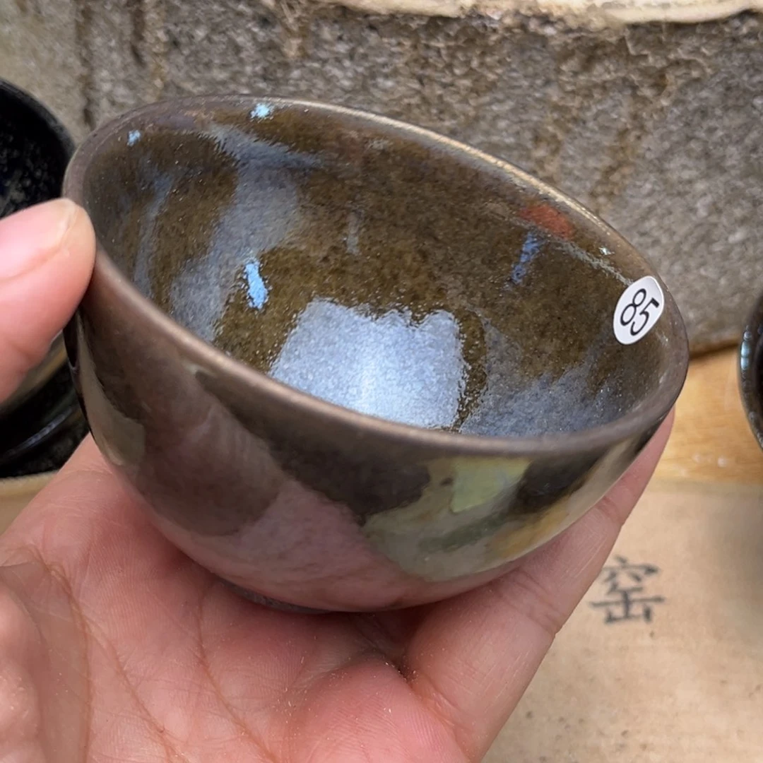 茶盏义兴龙窑坚持真柴烧微瑕