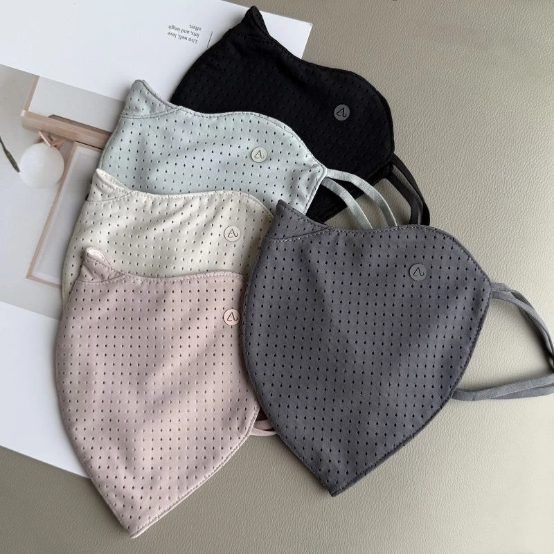 大板型防晒口罩女遮阳夏透气冰丝护眼角男士防紫外线骑行加大面罩